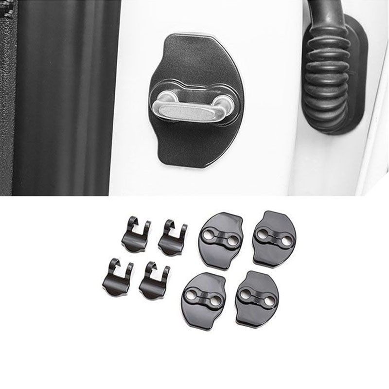 3D ABS Door Lock Buckle Cover Set for Tesla Model 3