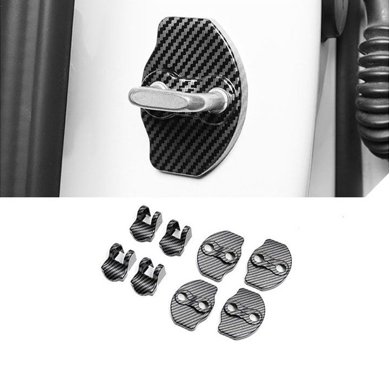 3D ABS Door Lock Buckle Cover Set for Tesla Model 3