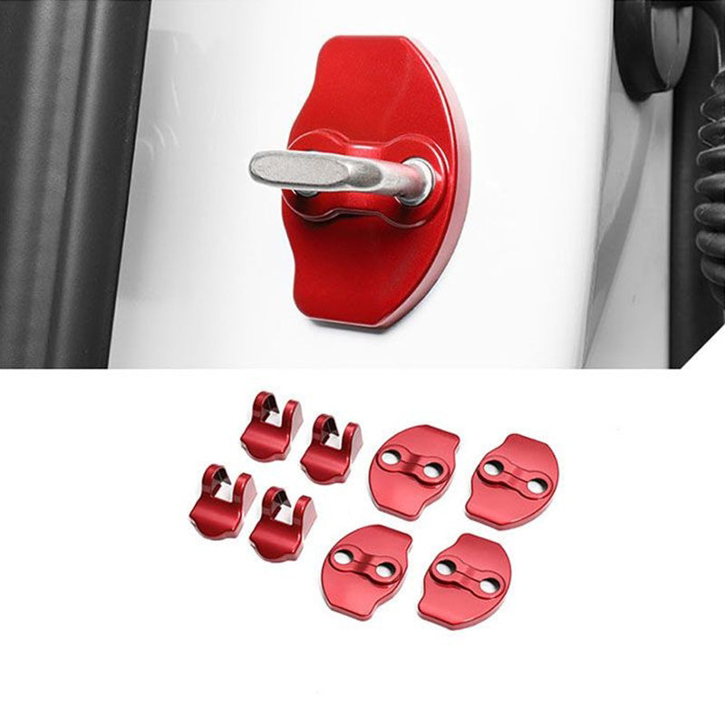 3D ABS Door Lock Buckle Cover Set for Tesla Model 3