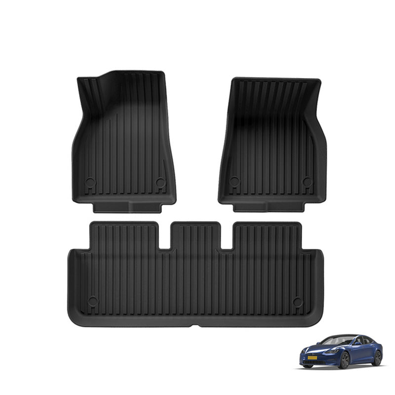 3D TPE Floor Liners for Tesla Model S 2022-2024