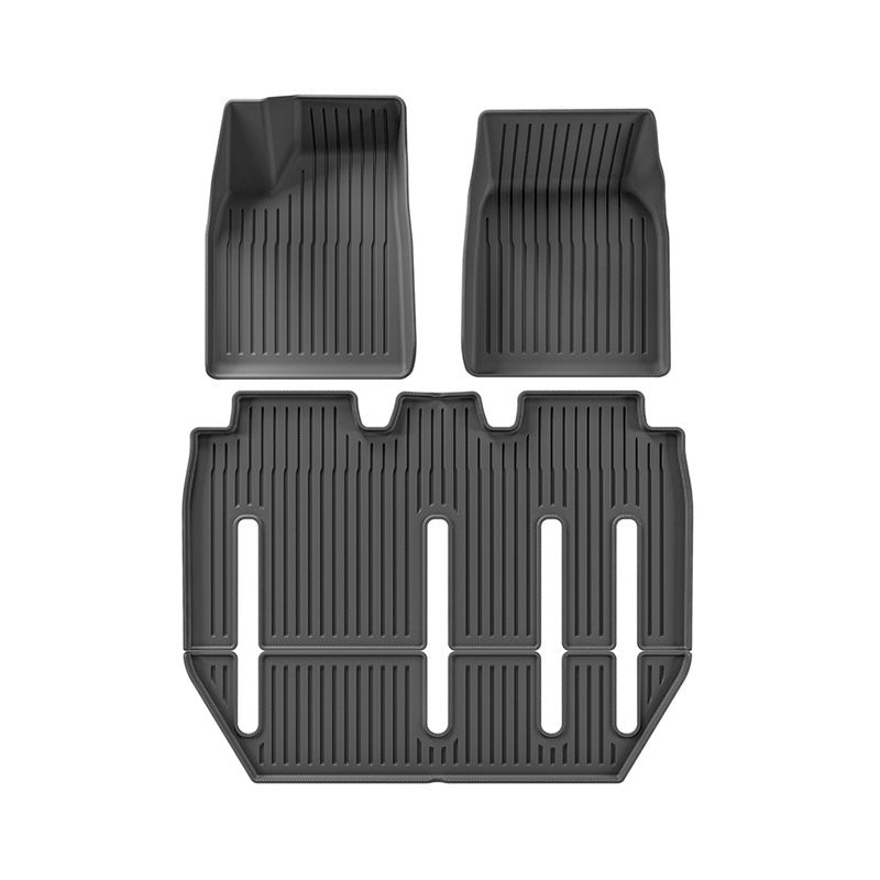 3D TPE Floor Liners for Tesla Model X 2022-2024