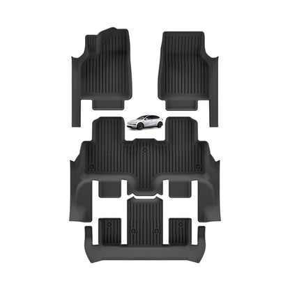 All-Weather TPE Floor Liners for Tesla Model YL 2025 6-Seat