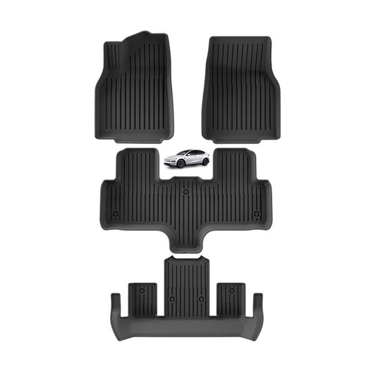 3D TPE Floor Mats for Tesla Model YL 2025 6-Seat LHD