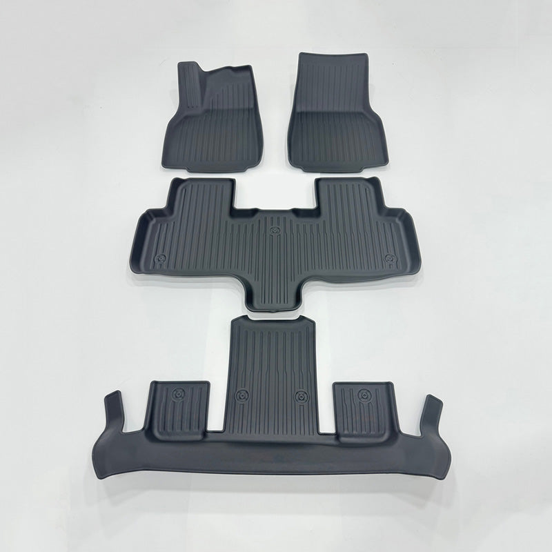 3D TPE Floor Liners Full Set for Tesla Model YL 2025 6-Seat