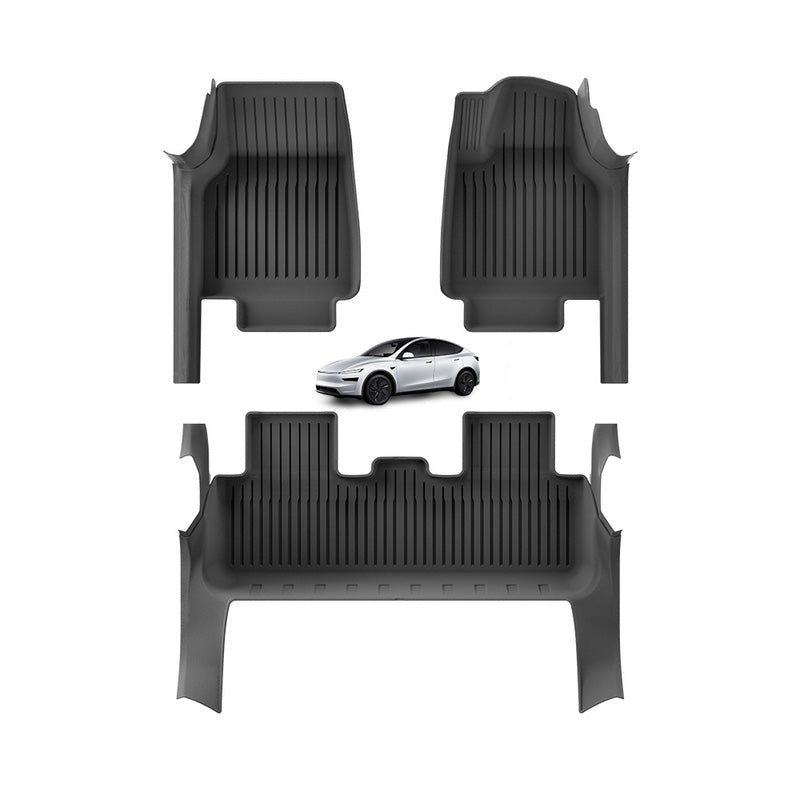 TPE Floor Mats 7-Piece Set for Tesla Model Y 2025 RHD