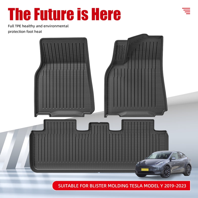 3D TPE Floor Liners for Tesla Model Y 2019-2024