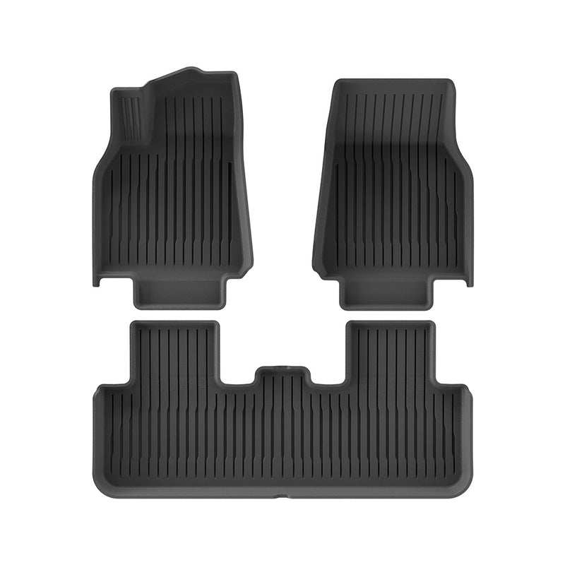 3D TPE Floor Mats 3-Pcs for Tesla Model Y 2019-2025