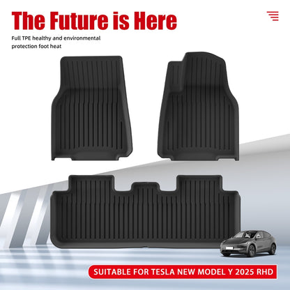 3D TPE Floor Liners for Tesla Model Y 2025 RHD