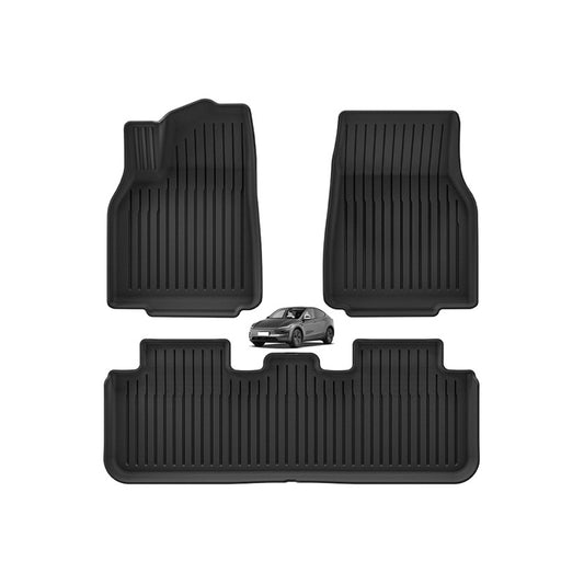 3D TPE Floor Liners Full Set for Tesla Model Y 2025