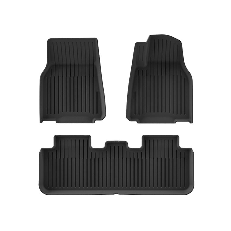 3D TPE Floor Liners Full Set for Tesla Model Y 2025