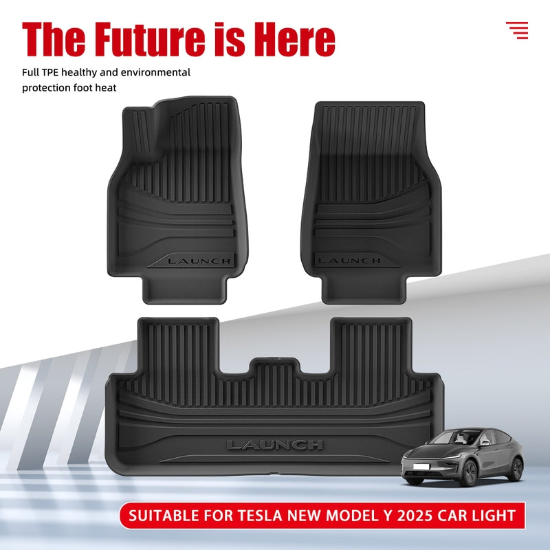 3D TPE Floor Liners for Tesla Model Y 2025 Launch
