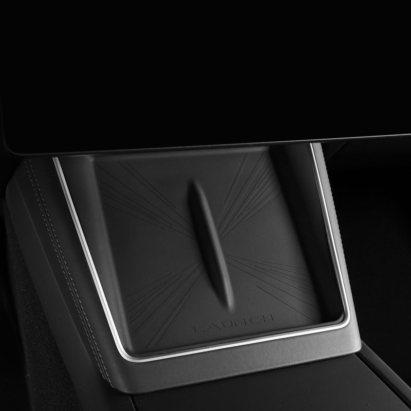 Silicone Wireless Charger Pad for Tesla Model Y Launch 2025