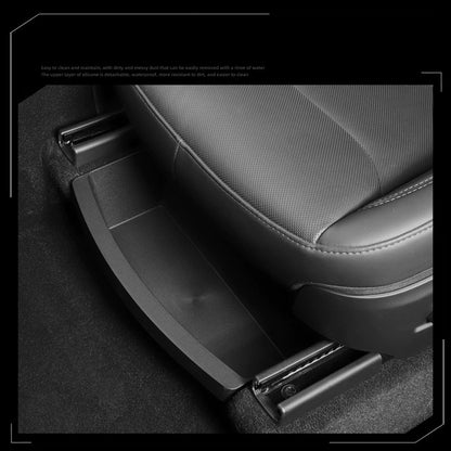 TPE Front Seat Storage Box for Tesla Model Y 2025