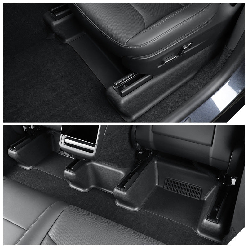 TPE Front Seat Rail Covers for Tesla Model Y Launch Series 2025