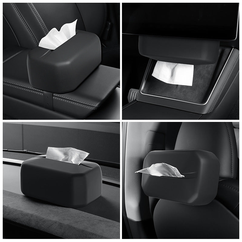 Silicone Tissue Box for Tesla Model Y Launch Series 2025