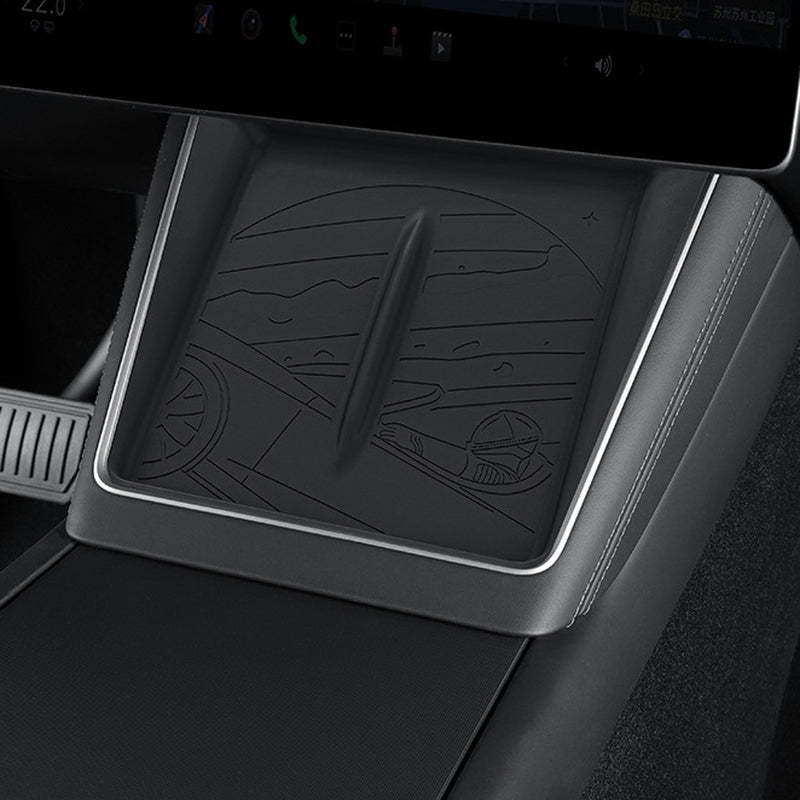 Starry Sky Silicone Charger Pad for Tesla Model Y 2025